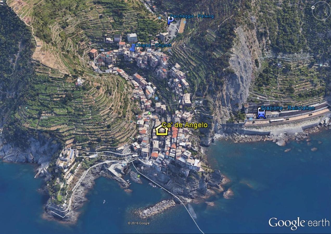 Ca De Angelo Hotel Manarola Bagian luar foto